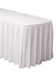 Box Pleat Tableskirt Table Skirt Fabric Shades Box Pleats