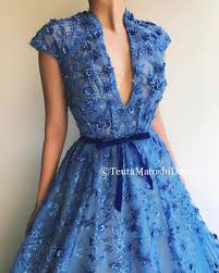 Cerulean Lace Gown Elegant Dresses For Women Ball Gown Dresses Elegant Dresses