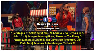 Maharaja lawak mega 2019 live yoe parey. Pec4h Gil4 Sak1t Perut Aku Ni Baru La 5 Ha Terbaik Lah Haha Berita Kopak Media