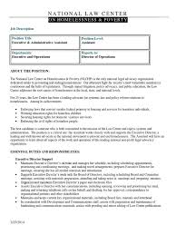 What should you pay your administrative assistant? Executive Administrative Assistant Job Description Homelessness Board Of Directors