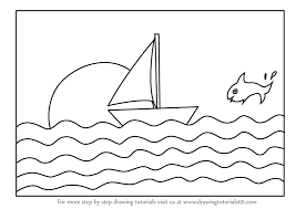 Learn How To Draw A Simple Boat For Kids Boats For Kids Step By Step Drawing Tutorials It comes with 20+ brushes with the options to change its size, opacity, and color all in one place. to draw a simple boat for kids