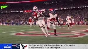 Patriots trading WR Kayshon Boutte to Texans for S Jaylen Reed 