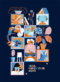 Ikea Kuchnia Spotkan In Warsaw Poland Invited Me To Make A Graphic For The T Shirts Graphic Design Inspiration Website Illustration Illustrations And Posters