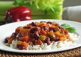 Red Beans And Rice Rote Bohnen Und Reis Rezept Fleischlose Gerichte Einfache Gerichte Rote Bohnen