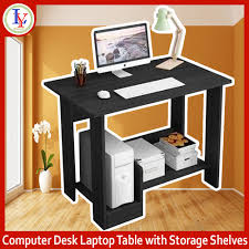 Compare price computer table black and read to decision before get the best buy cheap computer table black for sale on discount and best price. Computer Desk Laptop Table Storage Cjy 03 Black Oem Shopee Philippines