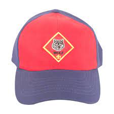 Cub Scout Wolf Rank Uniform Cap Red Youth Boy Scouts Of America