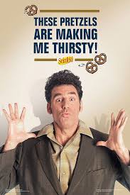 Seinfeld Poster Kramer Pretzels Seinfeld Kramer Seinfeld Seinfeld Quotes