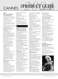Check spelling or type a new query. Cannes 2004 Productguide V2 The Business Of Film