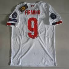 Liverpool fc new balance 2019/2020 woman's ucl champions league home jersey. Liverpool 2019 20 Away Firmino Champions League Jersey Sports Sports Apparel On Carousell