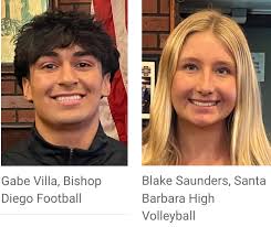 Bishop Diego's Jake Engel, SBCC's Kaylene Ureno Recognized as Athletes of  the Week