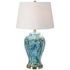 Teal Temple Jar 27 High Ceramic Table Lamp 2v366 Lamps Plus Teal Table Lamps Table Lamp Ceramic Table Lamps