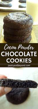 Moist Chocolate Cookies With Cocoa Powder If You Crave Chocolate But You Don T Have It You Should Cocoa Powder Recipes Chocolate Cookies Cookie Recipes Cocoa