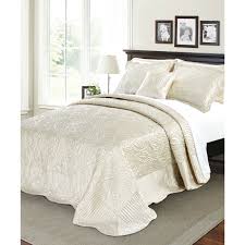 You will find lots of satin comforter sets with fashion designs and good prices. Serenta Quilted Satin 4 Piece Bedspread Set Overstock 11607680