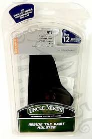 Uncle Mikes Inside The Pants Iwb Size 12 Rh Open