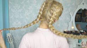 Hairstyles For Long Hair Roxxsaurus Double Dutch Braid Easy Braided Hairstyles For Spring 2017 M Fashion Inspire Fashion Inspiration Magazine Bea Braided Hairstyles Easy Hair Styles Braided Hairstyles