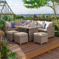 Homebase Uk Corner Dining Set Rattan Dining Set Rattan Corner Sofa