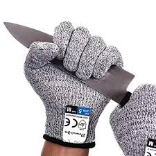 Dowellife Cut Resistant Gloves Food Grade Level 5 Protection Safety Kitchen Cuts Gloves For Oyster Shucking Fish Fillet Processing Mandolin
