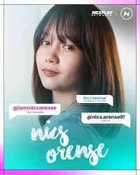 Follow Nics Orense's social media accounts for more updates about her.😍  ✓Facebook: Nics Orense ✓TikTok: nics.orense01 ✓Instagram: iamnicsorense  ✓Youtube: Nics Orense #Nexplay #NexplayNetwork