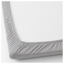 Solgul Spannbettlaken Fur Wiege Punkte Gestreift Ikea Osterreich Spannbettlaken Bettlaken Babybettchen