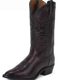 Tony Lama Mens Americana Black Cherry Antique Regal Calf Boot 7923