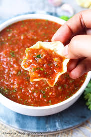 Homemade Salsa Recipe Restaurant Style Aromatic Essence