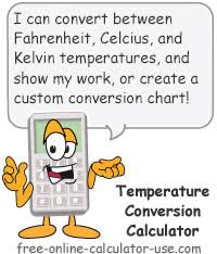 Temperature Conversion Calculator With Chart Generator