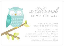 Boy Owl Baby Shower Invitation By Basic Invite
