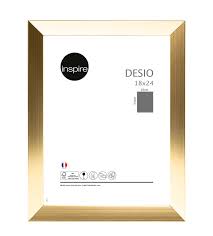 Comment décorer un mur m6 decofr. Cadre Desio L 18 X H 24 Cm Doree Leroy Merlin