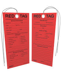The red tag system is simply a communication tool used to identify items that a person has flagged for removal from a work area. Using The Steps For 5s Red Tagging Enna Com