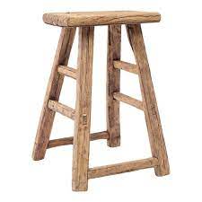 Sturdy Rectangular Old Wooden Stool Wooden Stools Wood Bench Stool