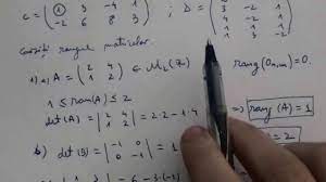 Calculul matricei inverse exercitiu rezolvat 1. Rangul Unei Matrice Exercitii Rezolvate Youtube