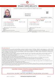 Aöf sınav giriş belgesi alma, çıkartma, sorgulama. Pdf Sinav Giris Belgesi Onemli Uyarilar Talha Ozer Academia Edu