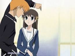 Fruits Basket Kyo And Tohru Fruits Basket Anime Fruits Basket Kyo Fruit Basket Anime