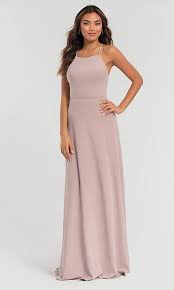 Strappy Open Back Long Kleinfeld Bridesmaid Dress Limited Availability Bridesmaid Dresses Bridesmaid Dress Sites Neutral Bridesmaid Dresses