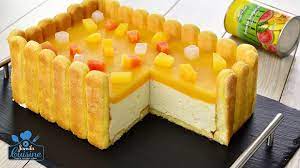 Pentru pregatirea acestuia avem nevoie de 3 galbenusuri, 125g zahar tos, 10g gelatina (foite), 250ml lapte,1 compot de ananas rondele, 1 compot de ananas bucati. Tort Diplomat Cu Fructe Tropicale Cc Eng Sub Jamilacuisine å½±ç Dailymotion