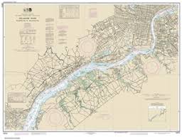 12312 delaware river wilmington to philadelphia nautical chart