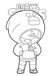 Brawl stars is live globally and there's a bunch of skins you can obtain! Leon Sally From Brawl Stars Coloring Pages Print For Free