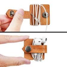 Tophome Kopfhorer Organizer Schnur Veranstalter Leder Kabelhalter Ohrhorer Halter Geschenke In 2020 Cord Organizer Leather Earphone Organizer Cord Organization