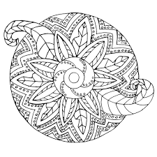 Mandala coloring page for kids. Zen Coloring Pages Coloring Home
