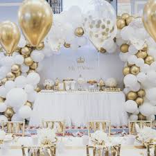Balloon Arch White Party Decorations Gold Theme Party Birthday Parties