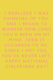 In 2022, it is celebrated on august 1st. 53 National Girlfriend Day Quotes For 2021 Darling Quote