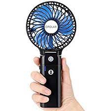 Opolar Portable Battery Operated Handheld Personal Desk Fan With 5 20 Hours Working Time 5200ma Power Bank 3 Setting S Handheld Usb Rechargeable Personal Fan