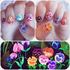 All Things Alice In Wonderland Tinytangerines We Don T Want Any Weeds In Our In honor of amy tran's (@amyytran) birthday, she created this cute cupcake mani complete with a few candles ready to blow out!