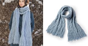Many are free knitting patterns, while a few are paid and well worth the cost. Staggered Cable Knitted Scarf Free Knitting Pattern