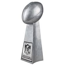 Personalized engraving is available and the trophy stands a respectable 6.5 inches tall. Fantasy Football Trophy Fantasy Football League Fantasy Football Fantasy Football Trophy
