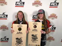 2021 Kickoff Battle Champions! 🏆 Cheyenne Renner and Sarah Cassidy win  Women's Doubles and Haseeb Habiban takes down Senior Singles! · American  Cornhole League · Facebook