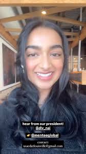 Meet the president of USAED, Divya Naidugari!, @hrf @menteeglobal