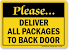Delivery Signs