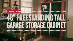 The adjustable shelves hold a variety of household items. 2000 Series 48 In Wide Freestanding Tall Garage Storage Cabinet Tool Overview Youtube