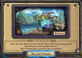 New shaman hearthstone character whispers. Hearthstone Patch 5 2 0 New Shaman Hero Morgl The Oracle Recruit A Friend Silithid Swarmer Now A Beast Hearthstone Top Decks